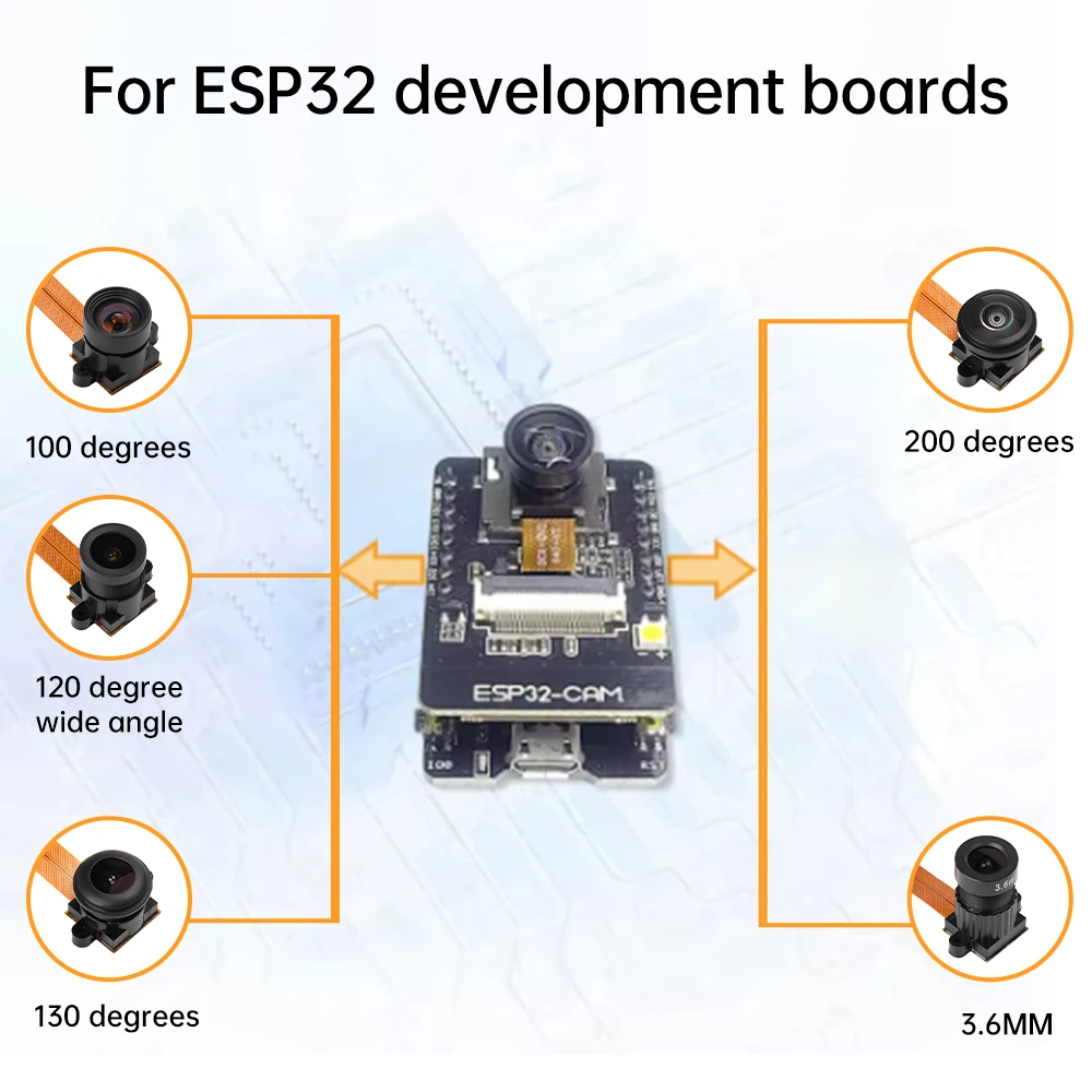 OV5640 Kameramodul für ESP32 CAM Kameramodul 5 Millionen Pixel 100 120 – Bild 2