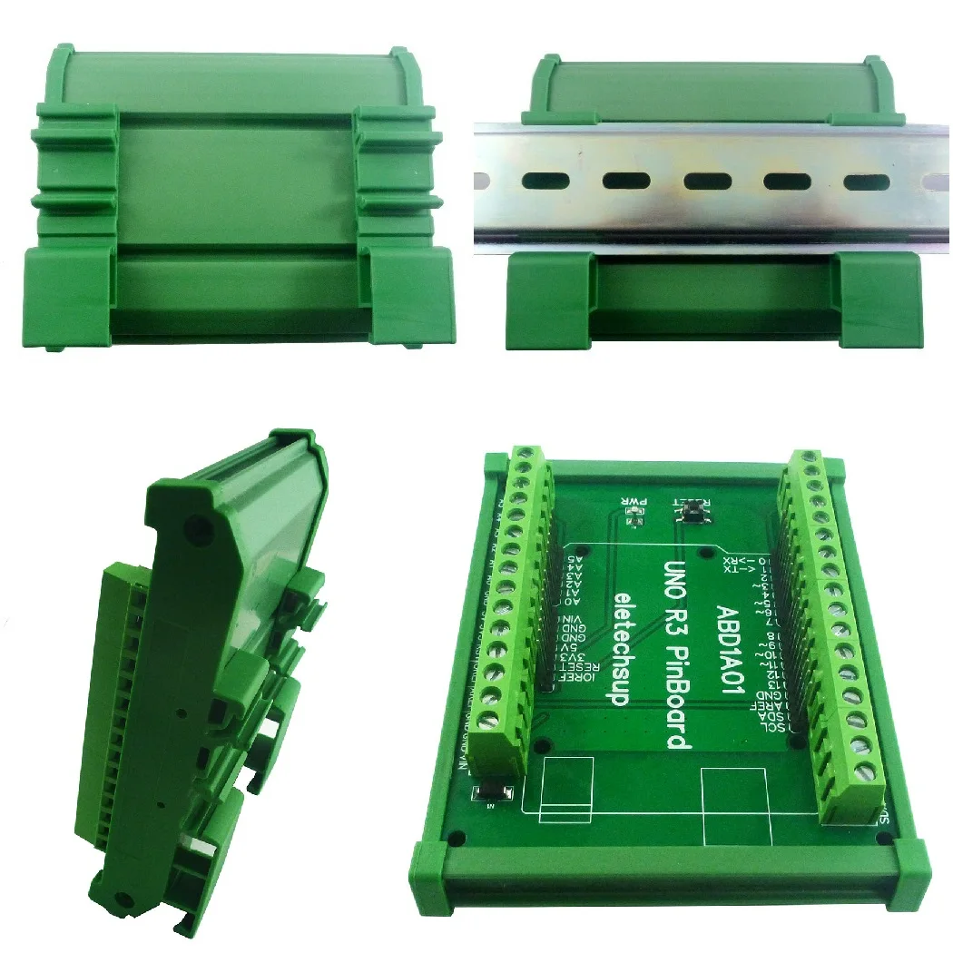 Arduino Für UNO R3 Für DIN-Schienenmontage Schraubklemmen-Adaptermodul – Bild 6
