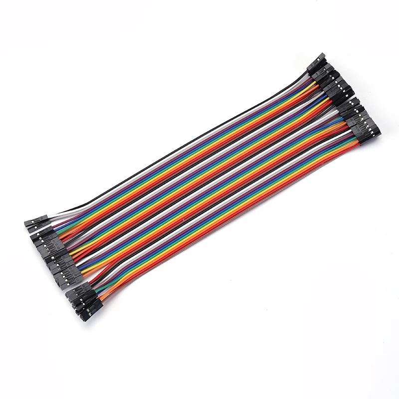 Dupont-Verbindungskabel 40-polig, verschiedene Längen, Stecker zu Stecker, Stecker zu Buchse, Buchse zu Buchse