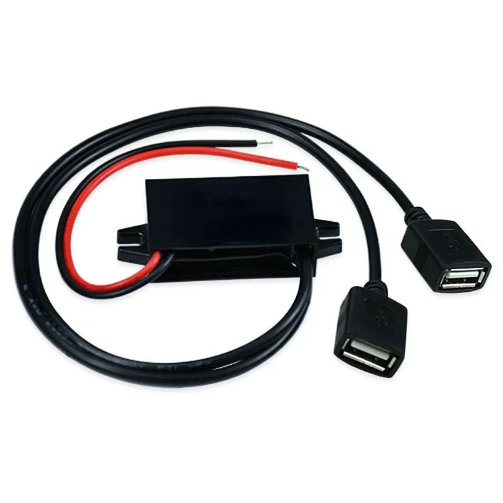 12V24V auf 5V 3A DC-DC USB Step Down Spannung Netzteil Ausgang Adapter – Bild 2