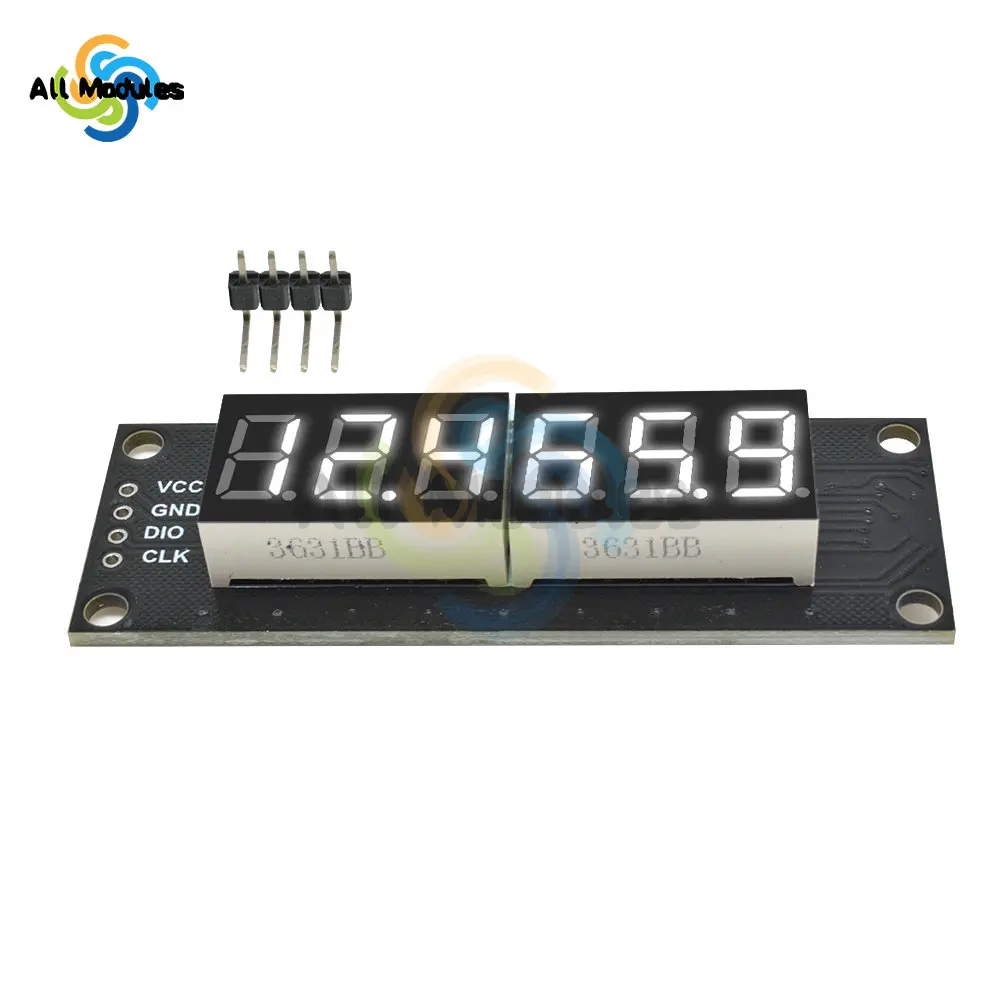 0,36 Zoll TM1637 Digitales LED-DIsplay, 6 Bits, 7 Segmente, digitales – Bild 4