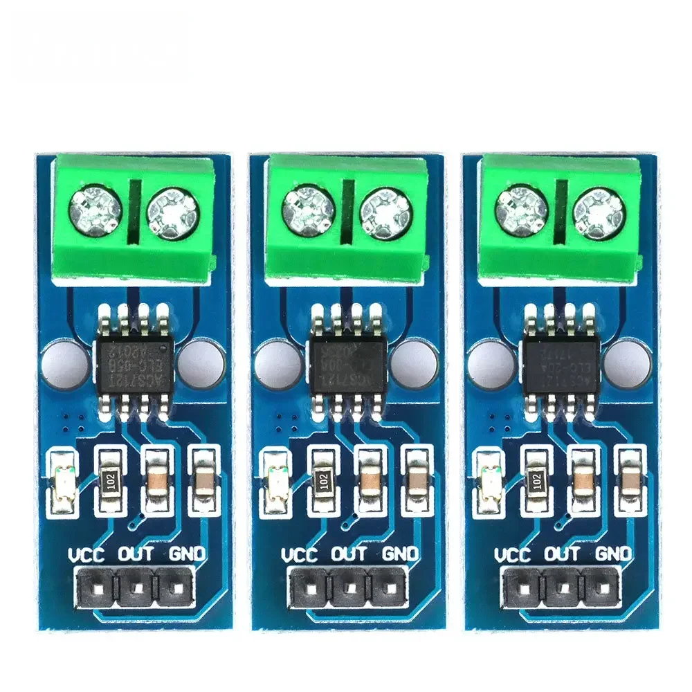 Einstellbares ACS712-Stromsensormodul - Erkennung von Hall-Effekt, 5 A-30 A, kompatibel mit Arduino