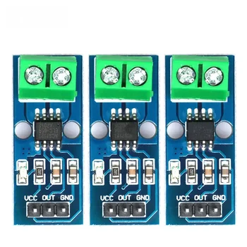 Einstellbares ACS712-Stromsensormodul - Erkennung von Hall-Effekt, 5 A-30 A, kompatibel mit Arduino