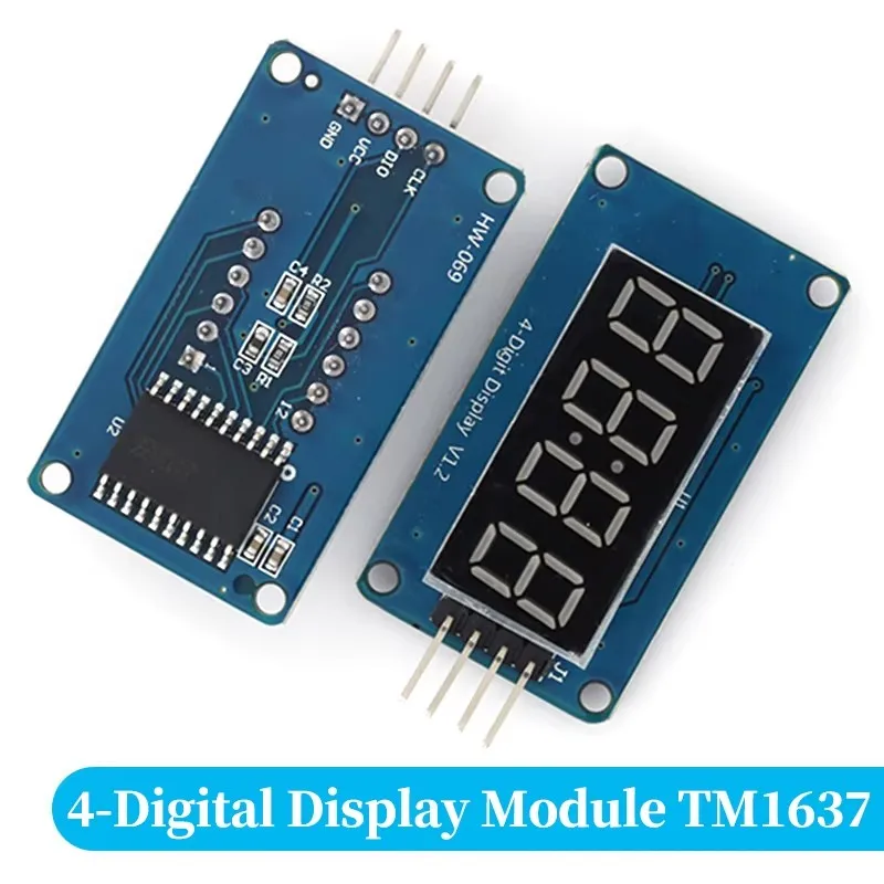 TM1637 4 Bits / TM1638 / 74HC595 8 bit Digital LED Display Module 7 Segment 0.36Inch Clock RED Anode Tube Four