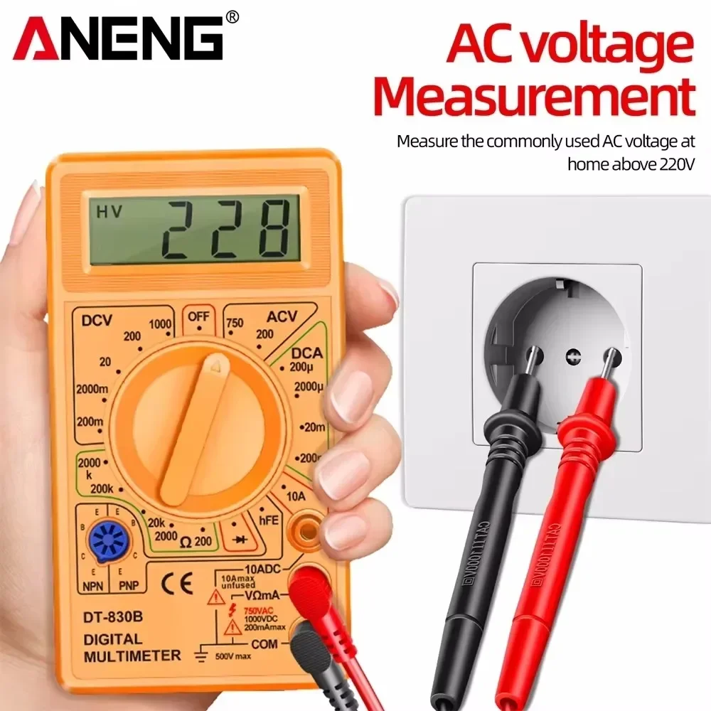 DT-832 Digital Professional Multimeter Elektrische Voltmeter – Bild 2