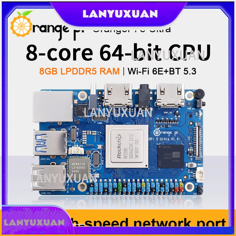 Orange Pi 5 Ultra 8GB 16GB RAM RK3588 DDR5 Einplatinen-Computer – Bild 3