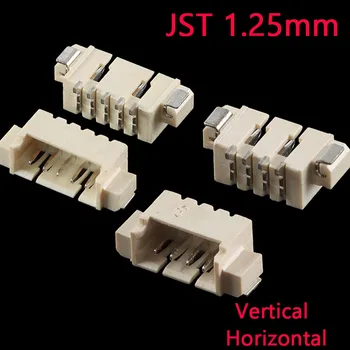 JST 1,25mm 2P 3P 4P 5P 6P 7P 8P 9P 10P 12PIN SMD Horizontale Vertikale Stecker Pin Header Buchse (10 Stück)
