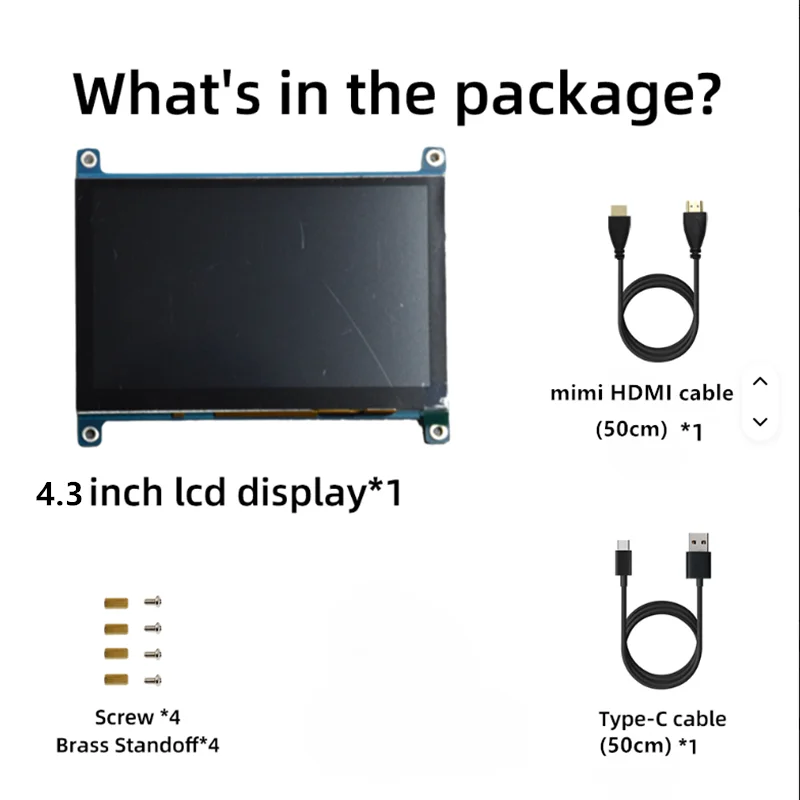4,3 Zoll Raspberry Pi HDMI-Bildschirm mit Kapazitivem Touchscreen – Bild 6