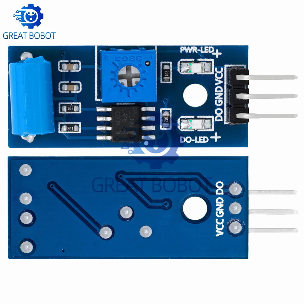 ‌ 1 ~ 10PCS SW-420 NC Vibration Sensor Modul 3-24VDC Schock Detektor – Bild 5