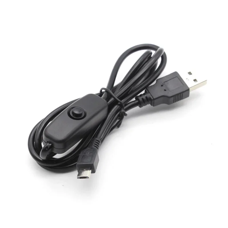 USB-zu-DC-Kabel, 5 V, 2,5 A, Micro-USB-Kabel, Ladegerät, AC-Netzteil für Raspberry Pi 4 4B, 5 V, 3 A, Typ C