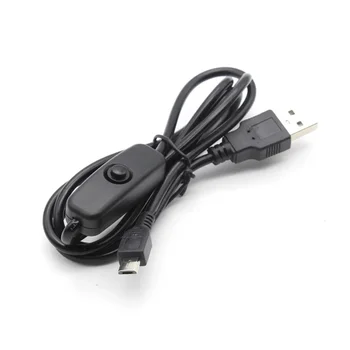 USB-zu-DC-Kabel, 5 V, 2,5 A, Micro-USB-Kabel, Ladegerät, AC-Netzteil für Raspberry Pi 4 4B, 5 V, 3 A, Typ C