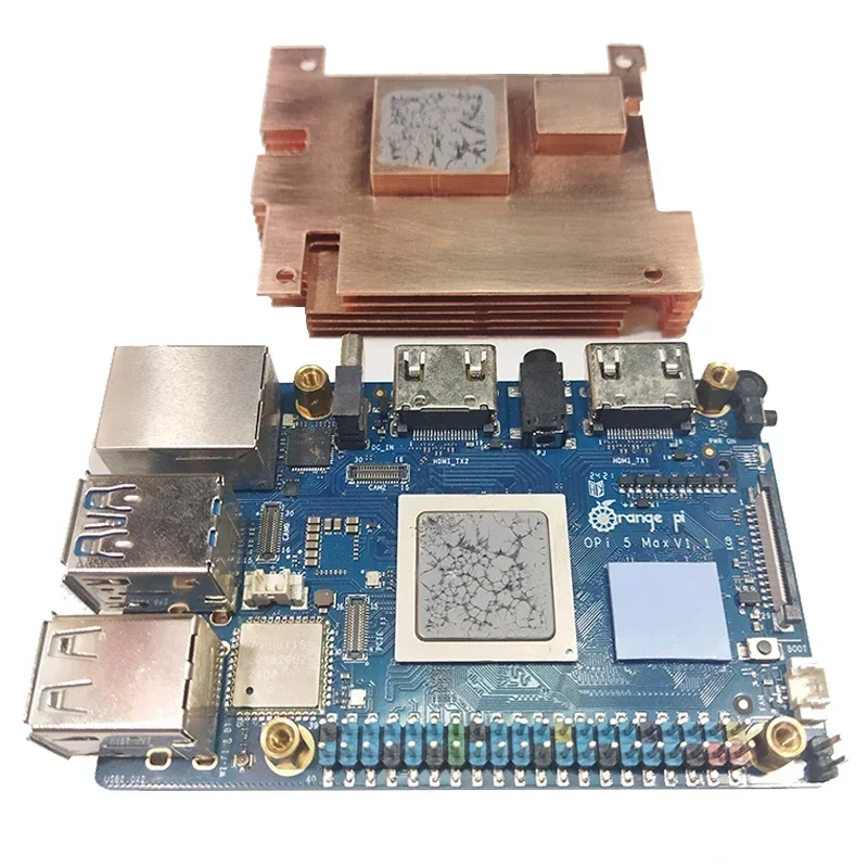 Orange Pi 5 Max/5 Ultra-Kupfergehäuse mit Lüfter, aktiver Kühler – Bild 3