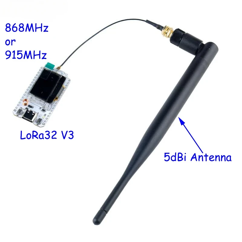 Heltec LoRa32 V3 863-928MHZ ESP32 LoRa Dev-board SX1262 0,96 Zoll OLED – Bild 3