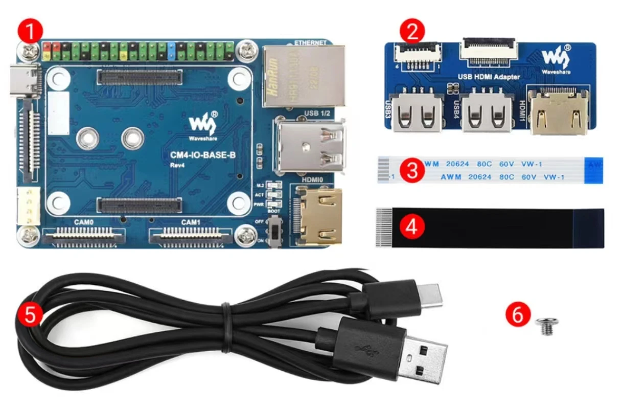 Mini Base Board A/B/C Designed for Raspberry Pi Compute Module – Bild 5