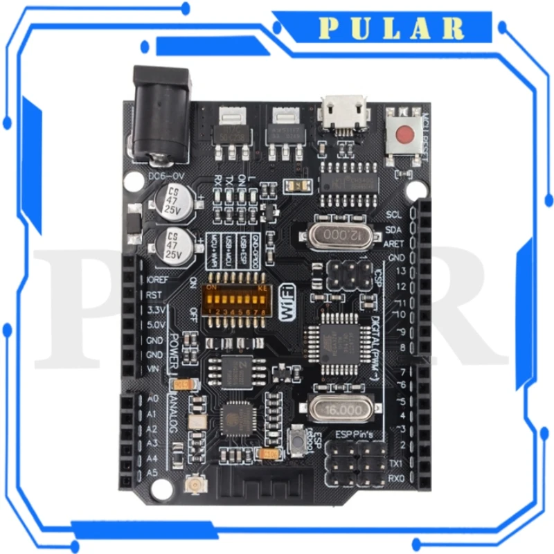 PLR UNO R3 Entwicklungsboard mit geradem Pin-Header-Kabel ATmega328P – Bild 6