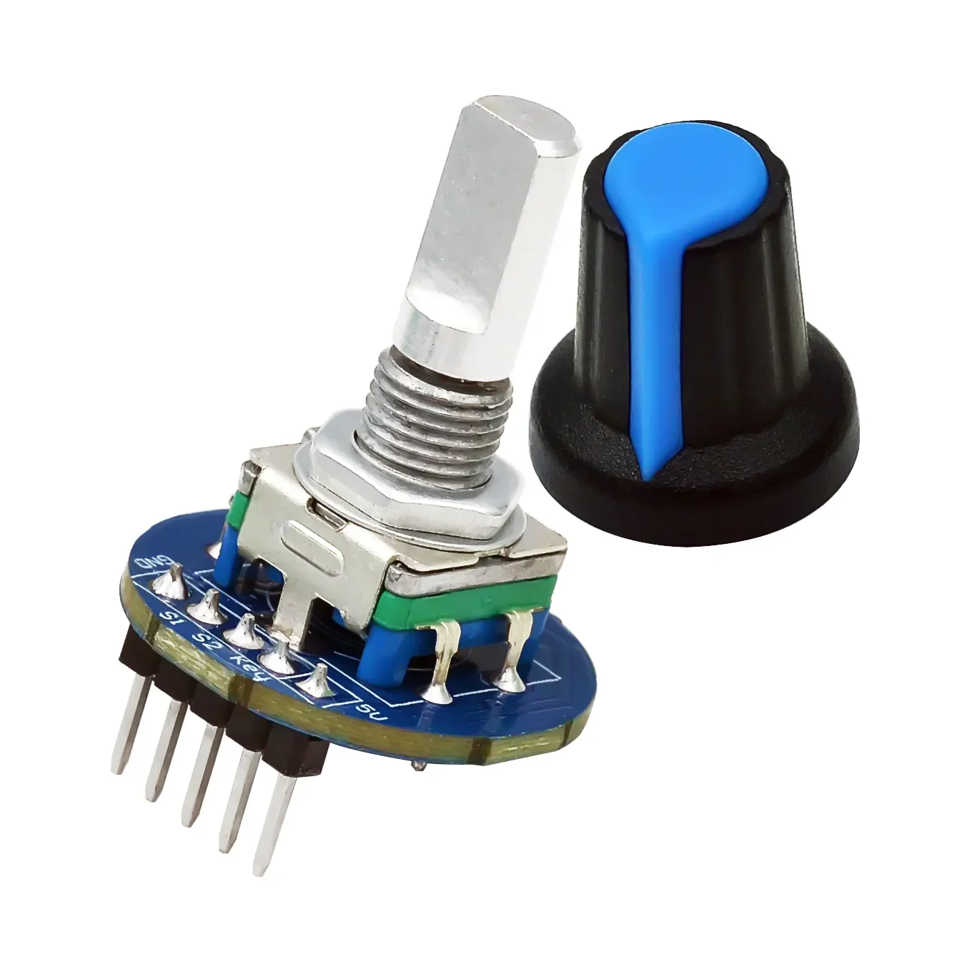 Drehgeber Modul Ziegel Sensor Entwicklung Runde Audio Rotierenden Potentiometer Knopf Kappe EC11 für Arduino