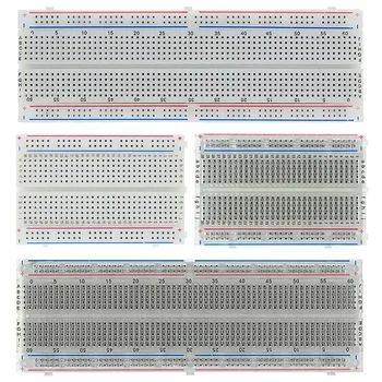 400/830 Punkte Steckbrett 830 Punkte Steckbrett MB-102 Lötfreie PCB-Testplatine 400-Loch-Steckbrett MB102