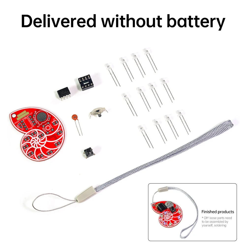 DIY Löten Lernset LED Shell Flow Light Kit SMD SMT Lernender Lötset für elektronische Lötübungen