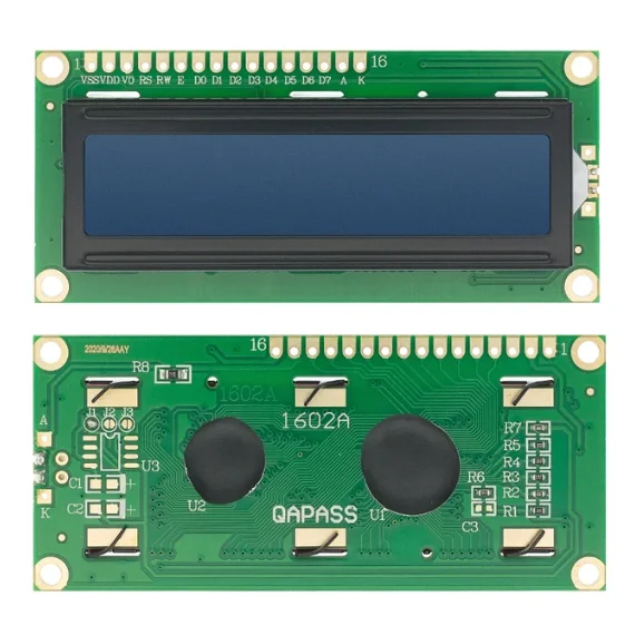 Lcd1602 lcd 5v modul blau/gelber bildschirm grüner bildschirm 16x2 – Bild 2