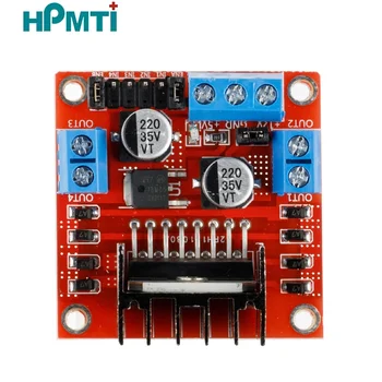 L298N Motor-Treiber-Steuerplatine L298 Modul für Arduino Dual H-Bridge DC Schrittmotor Smart Car Roboter