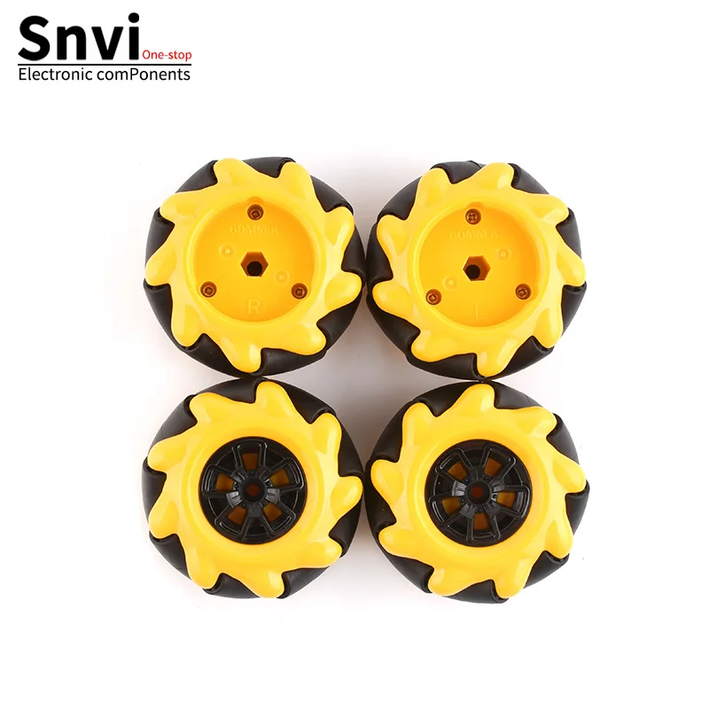 60mm Mecanum-Rad Omnidirektionales Rad Intelligentes – Bild 5