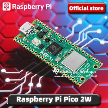 【TI Official】Raspberry Pi Pico 2W mit Header Dual Arm Cortex-M33 oder Dual Hazard3 RISC-V Prozessoren @ 150