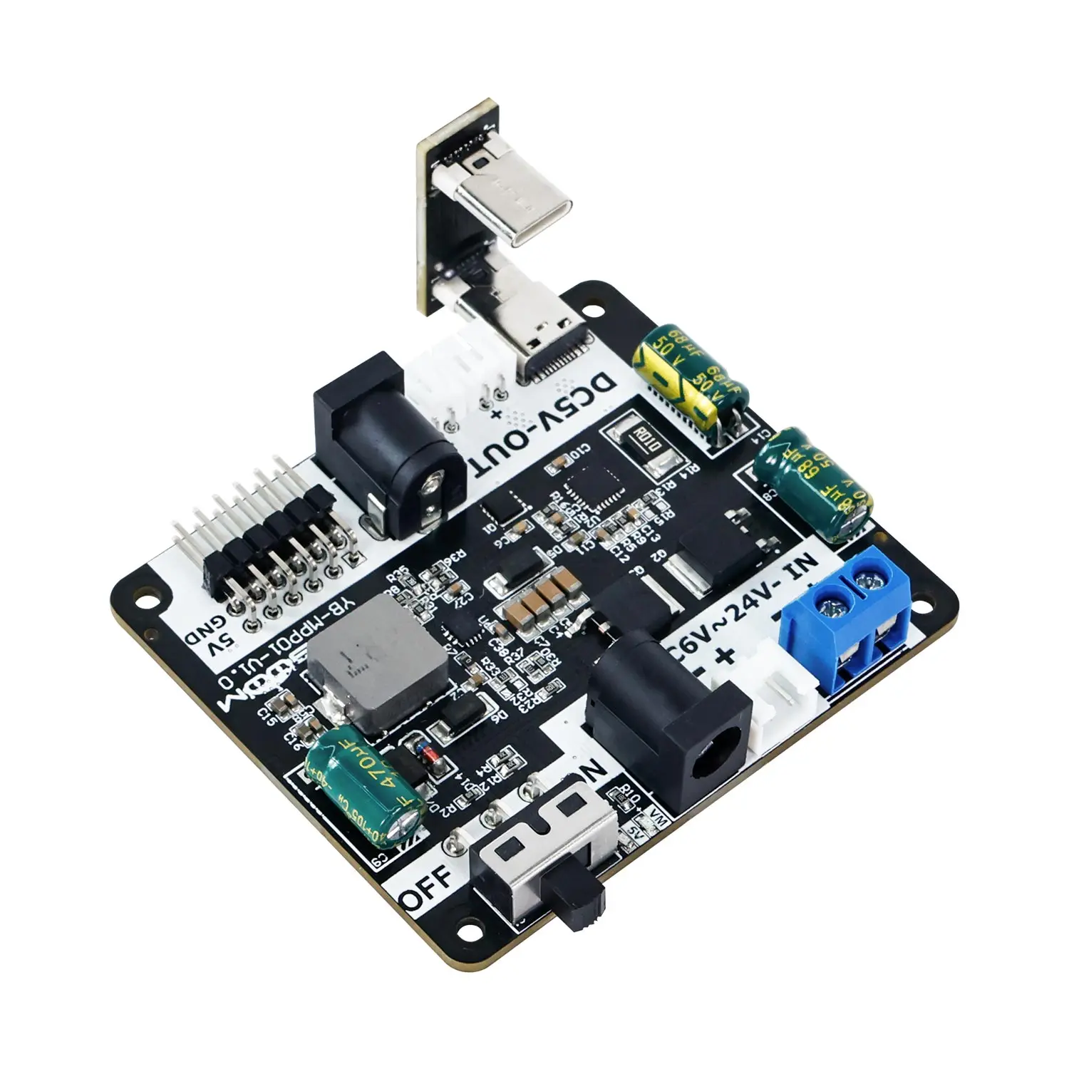 Raspberry Pi 5 Netzteil-Erweiterungsplatine, unterstützt 6-24 V – Bild 6