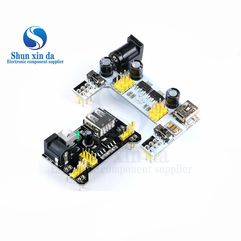 MB102 Breadboard Netzteilmodul 3,3 V 5 V lötfreies Brotbrett – Bild 2