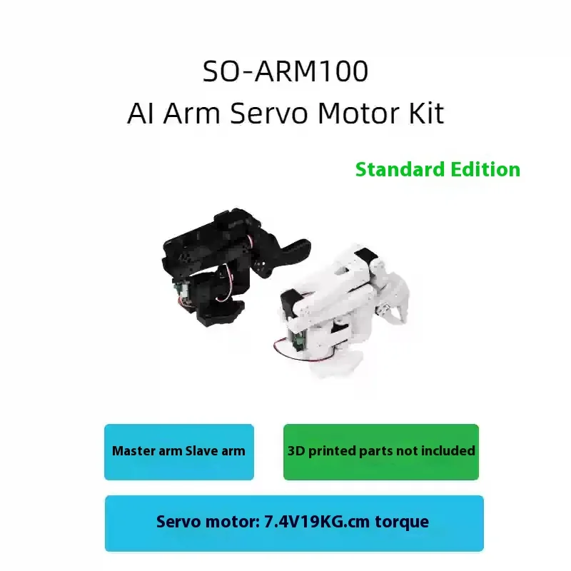 SO-ARM101 ist ein wirtschaftliches KI-fähiges Roboterarm-Servokit für den Einsatz mit LeRobot