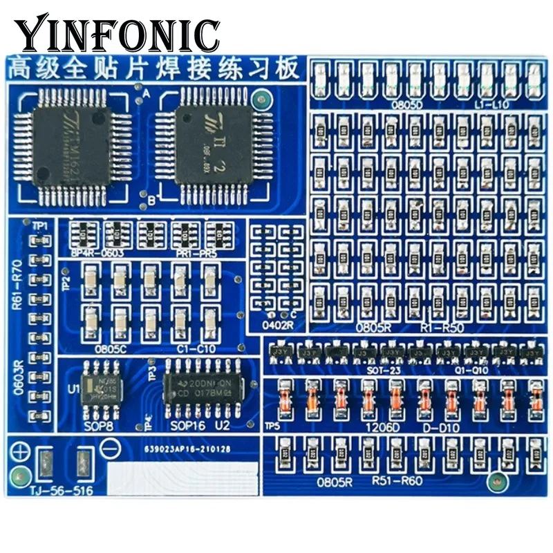 SMD/SMT-Komponenten, Lötübungsbrett, elektronische Kits, Übungsset, elektronische Komponente