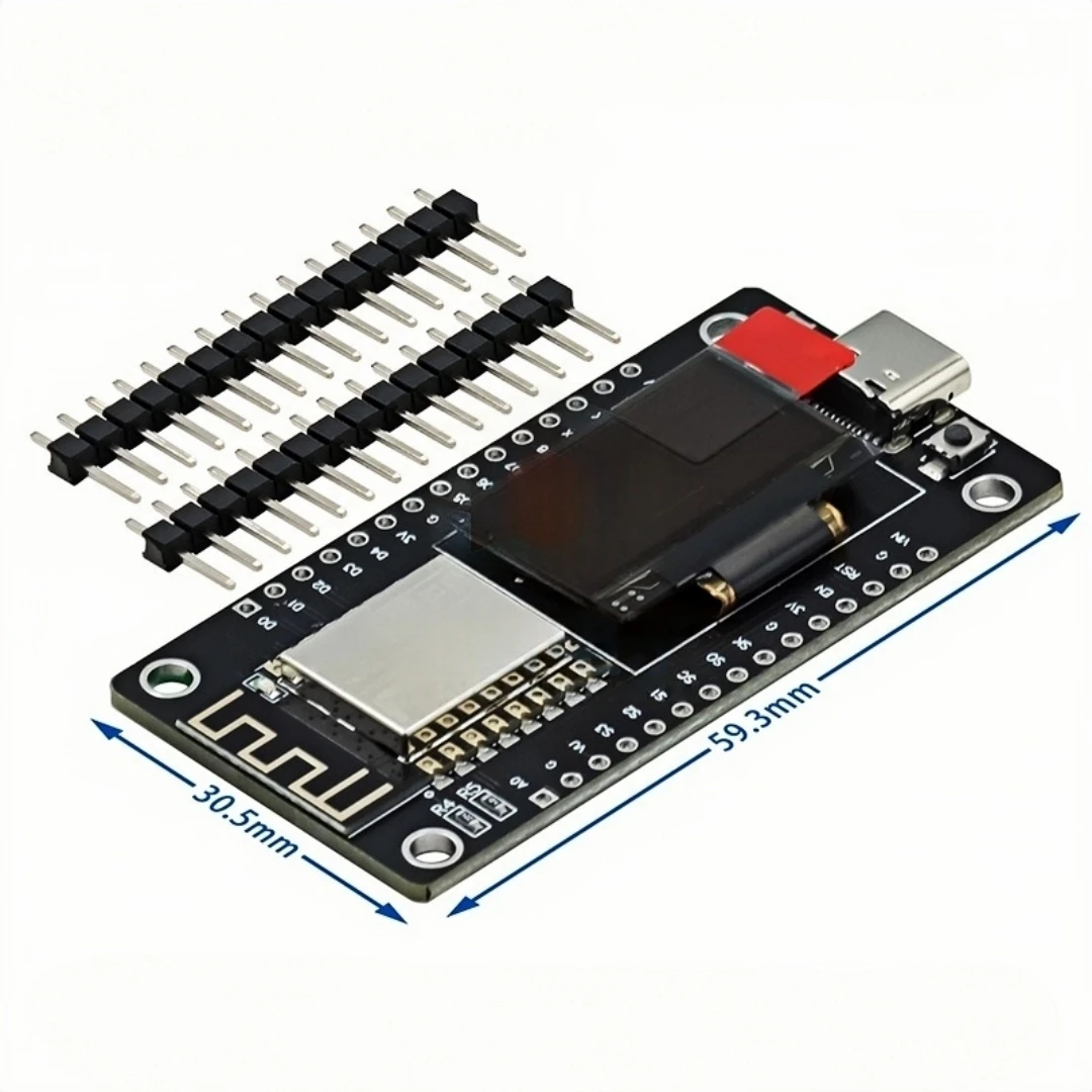 NodeMCU ESP8266 Entwicklungsboard mit 0,96 Zoll OLED-Display CH340G – Bild 4