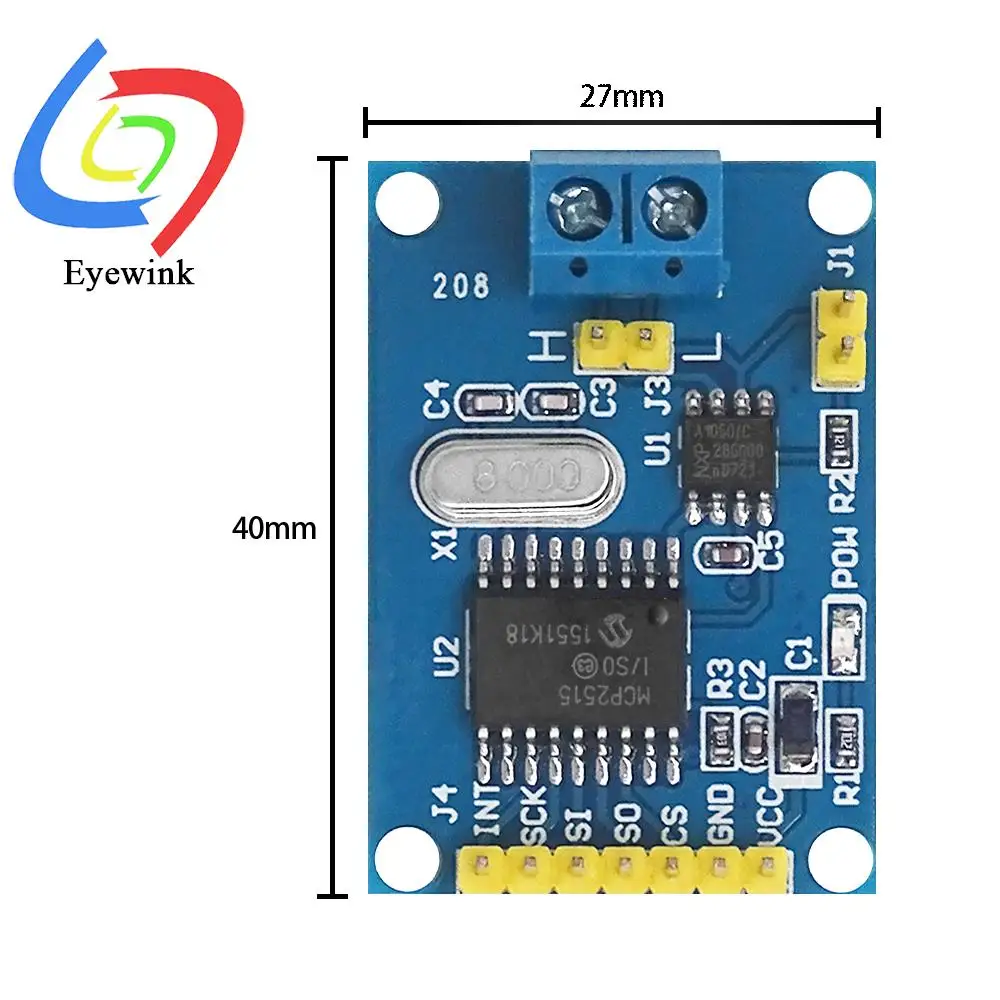 MCP 2515 CAN-Bus-Modul TJA 1050 Empfänger SPI für 51 für Arduino Diy – Bild 6