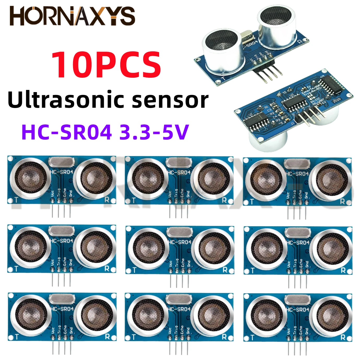 Ultraschallsensor HC-SR04 HCSR04 Wellendetektor Entfernungsmessmodul – Bild 4