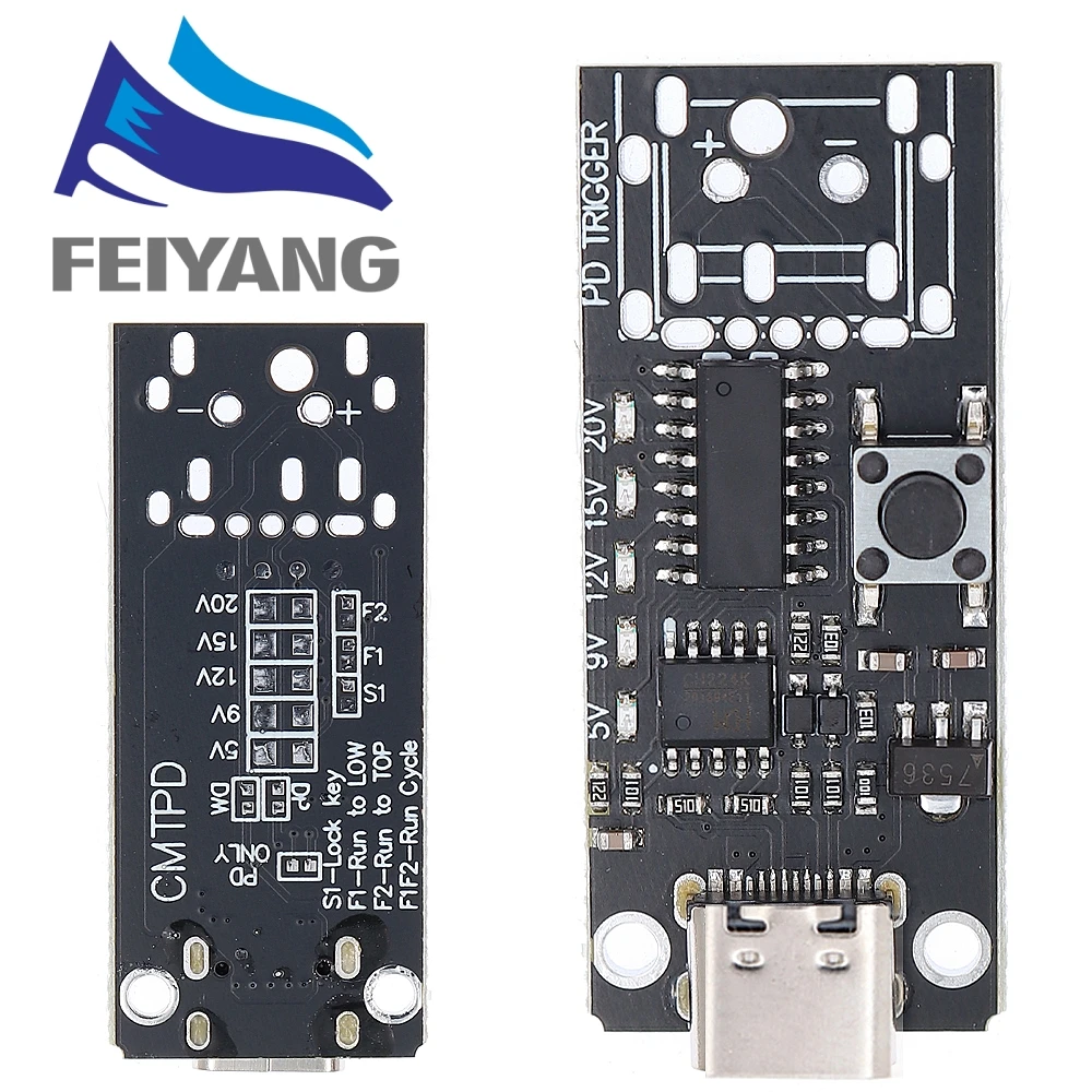 100W 5A USB-C Schnelllade-Triggerplatinenmodul PD/QC Decoy Board – Bild 4