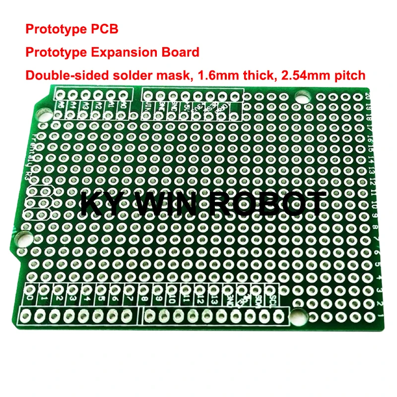 Prototyp-Leiterplatte für Arduino UNO R3 ATMEGA328P, Shield-Board – Bild 2