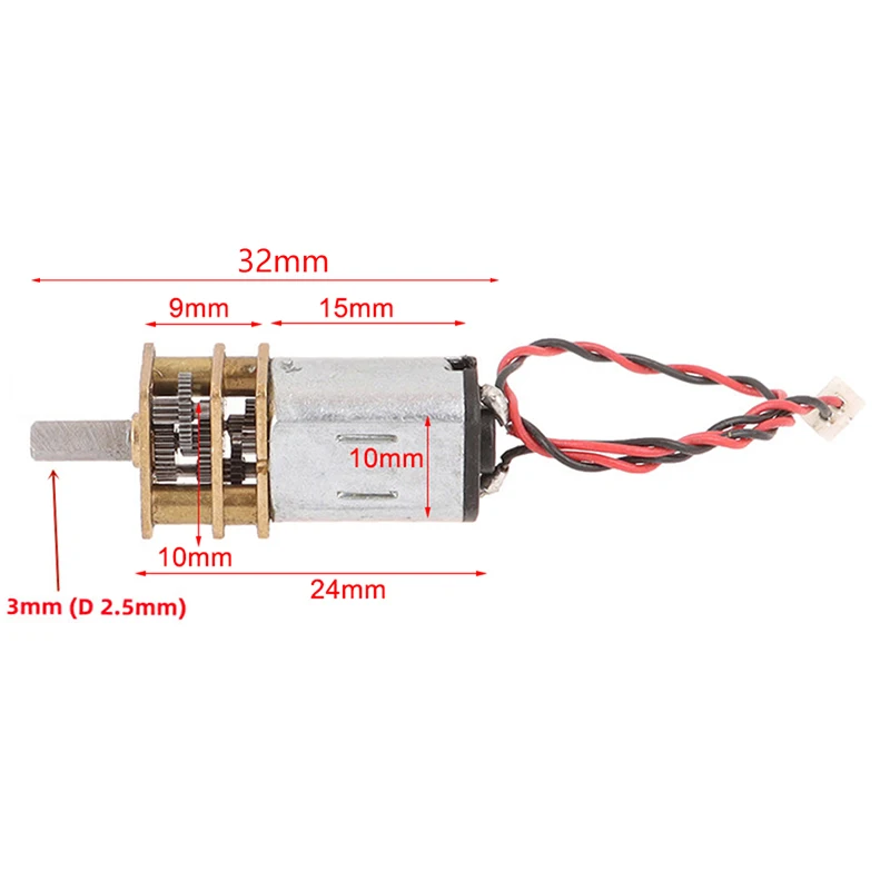 DC 3V-12V 60RPM N20 Mini-Getriebemotor – Bild 2