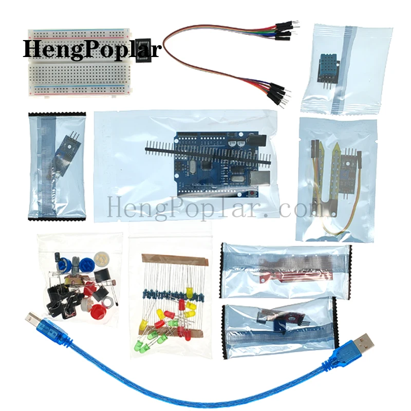 Basic Starter Kit für Arduino Uno Set R3 DIY Kit - R3 Board/Breadboard – Bild 2
