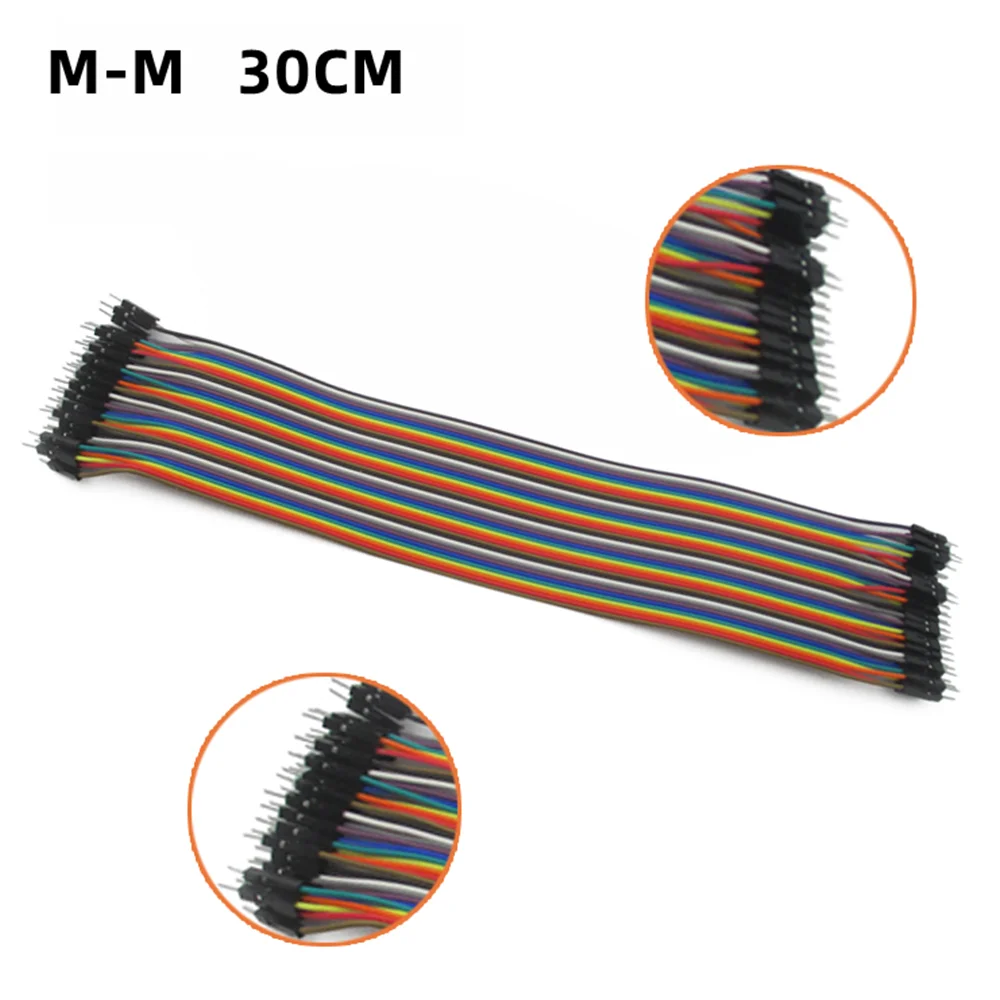 40-PIN 10CM 20CM 30CM Dupont-Kabel Stecker auf Stecker + Buchse – Bild 4