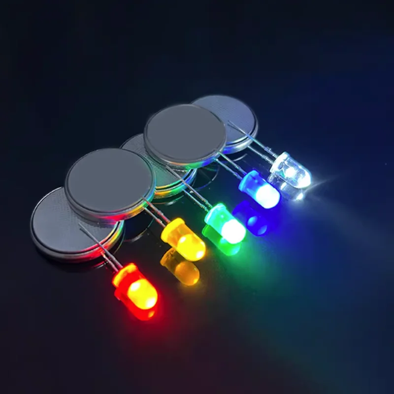 3 mm 5 mm DIP-LED-Leuchtdioden Weiß Rot Gelb Blau Grün (1000 Stück) – Bild 6
