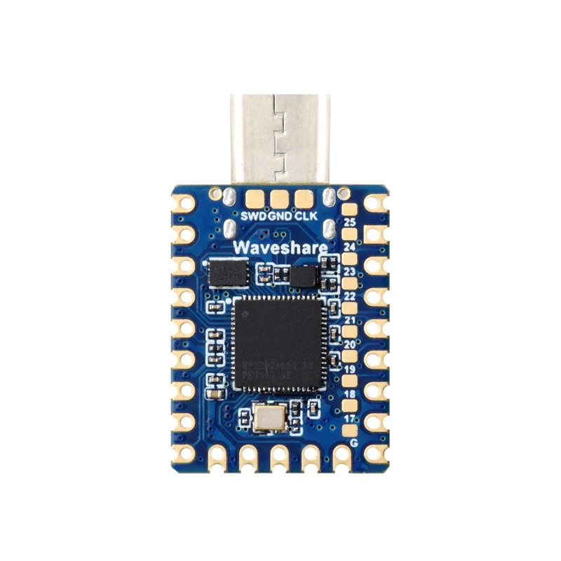 Waveshare RP2350-Zero Mini-Entwicklungsboard Dual-Core Dual Type-C – Bild 4