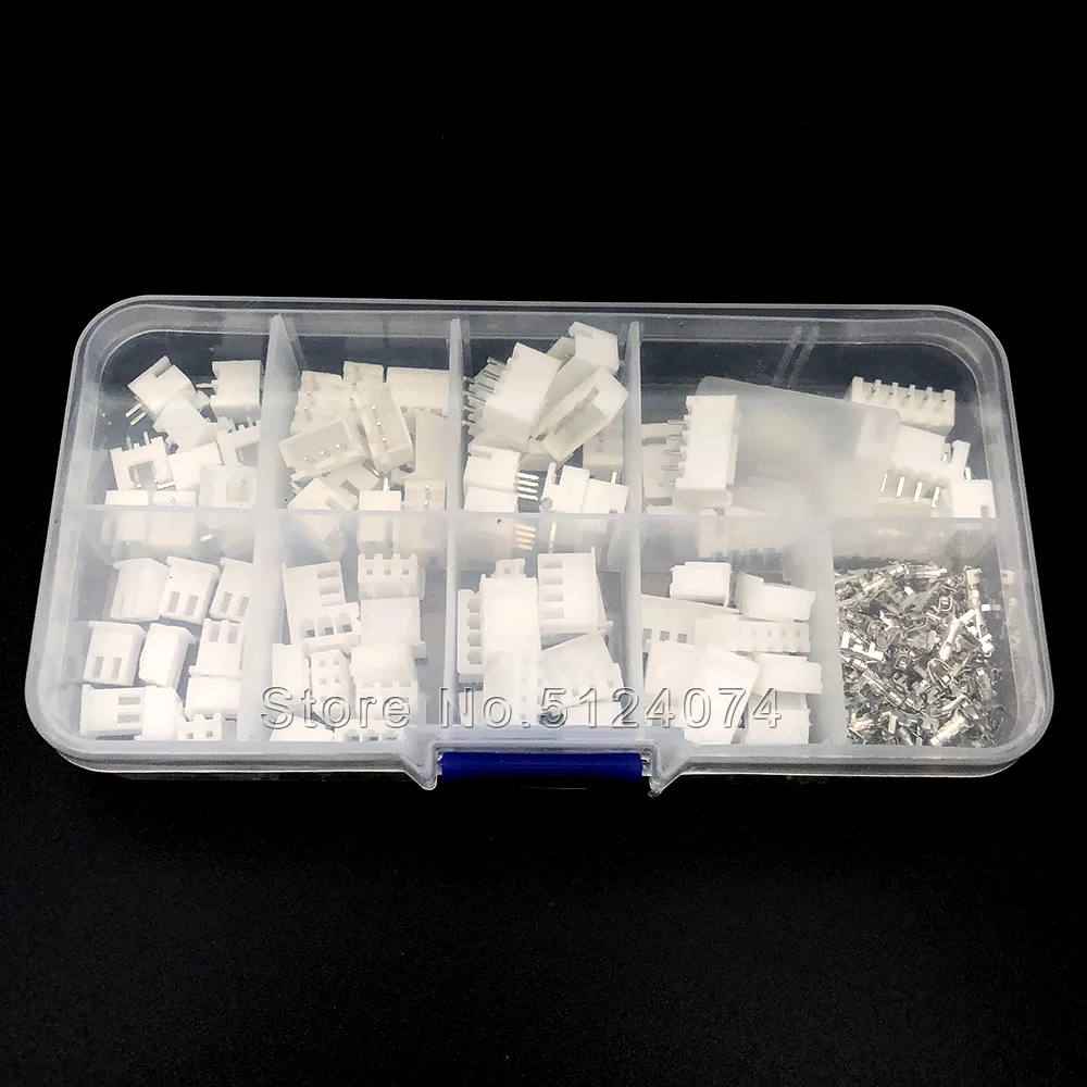 Schachtel XH2.54 2p 3p 4p 5p pin 2,54mm Pitch Terminal Kit (230 Stück) – Bild 5