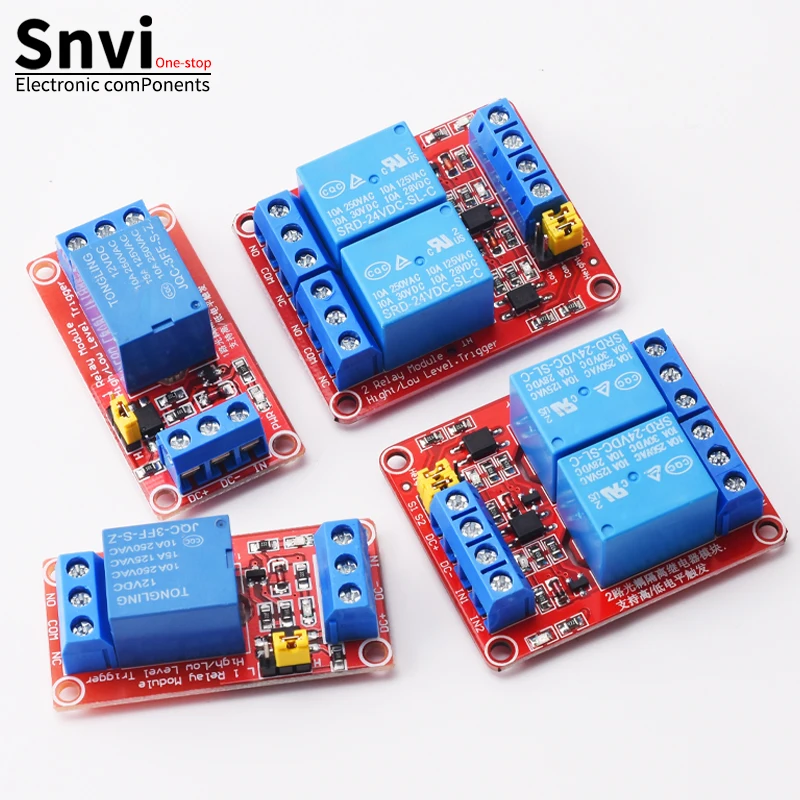 Relaismodul 1 2 4 6 8 Kanal 5V 12V Relaismodul Board Shield mit Optokoppler-Unterstützung High