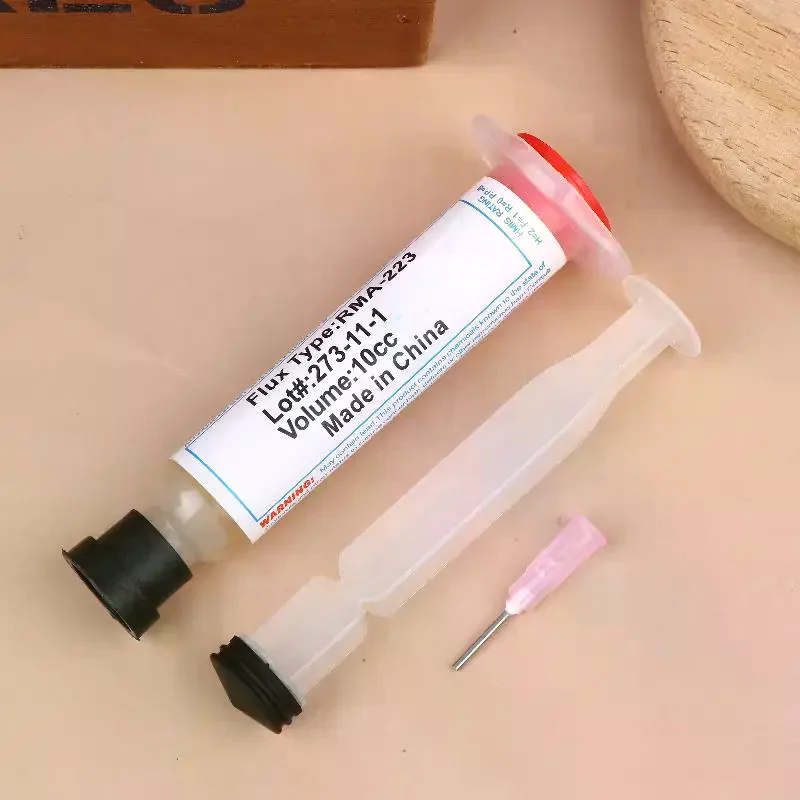 10 ml Flussmittel zum Löten mit flexibler Spitze, Spritze, Lötpaste – Bild 2