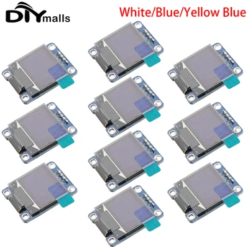 0.96 "Zoll oled Bildschirm modul i2c iic 128x64 ss-d-1306 3,3 V-5V weiß blau gelb blau für arduino (10 Stück)
