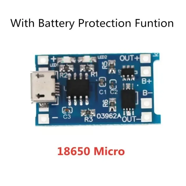 Typ-C/Micro/Mini USB 5V 1A 18650 TP4056 Lithium-Akku-Lademodul Ladeplatine mit Schutzfunktion Li-Ion