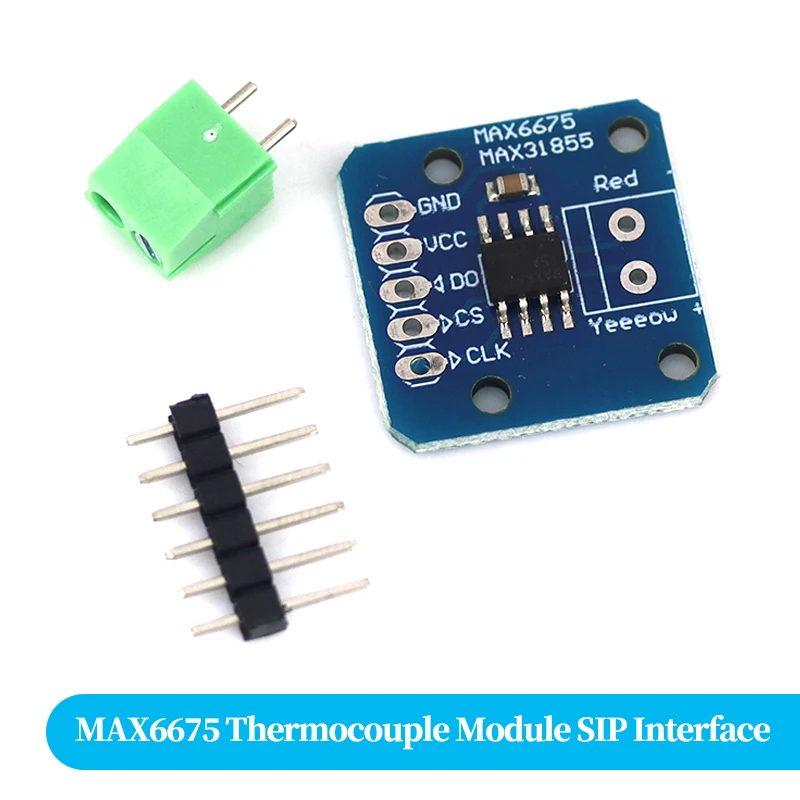 MAX6675 MAX31855 Thermoelement-Verstärkermodul K-Typ Temperaturdetektor Industrieller Hochtemperatur-Messensor