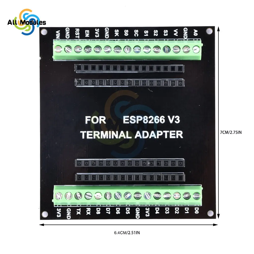 NodeMCU V3 ESP8266 ESP-12E WIFI Entwicklung Board Expansion board – Bild 3