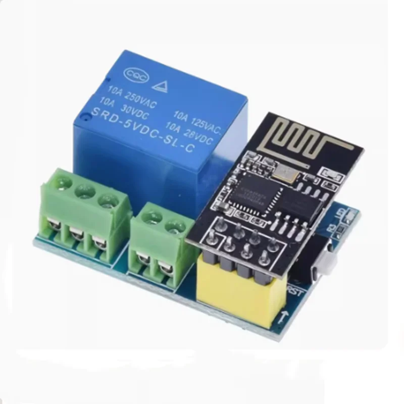Esp8266 ESP-01 ESP-01S 5v wifi relais modul smart home fernbedienung schalter telefon app ESP-01 relais modul