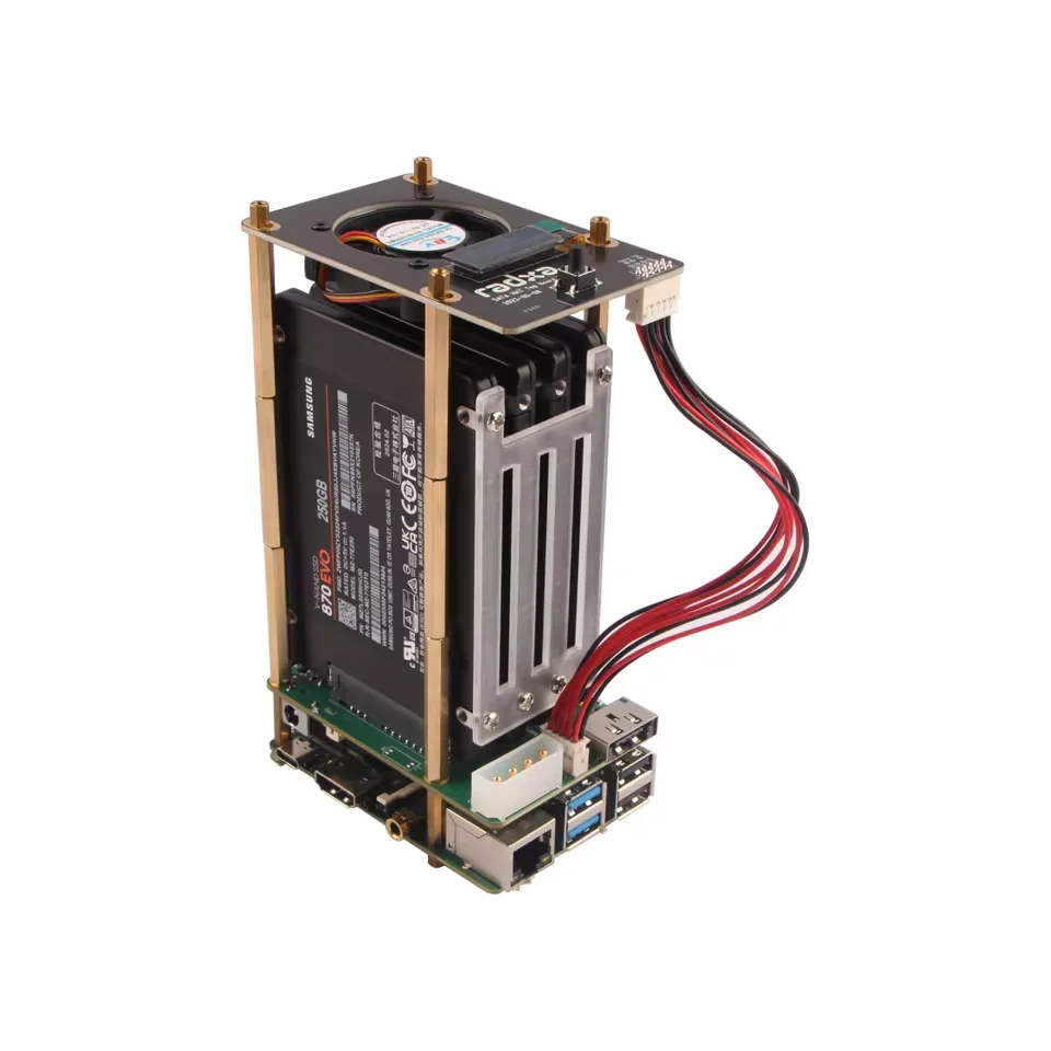 ROCKPI Penta SATA HAT - Bis zu 5x SATA-Laufwerke HAT für Raspberry Pi – Bild 6