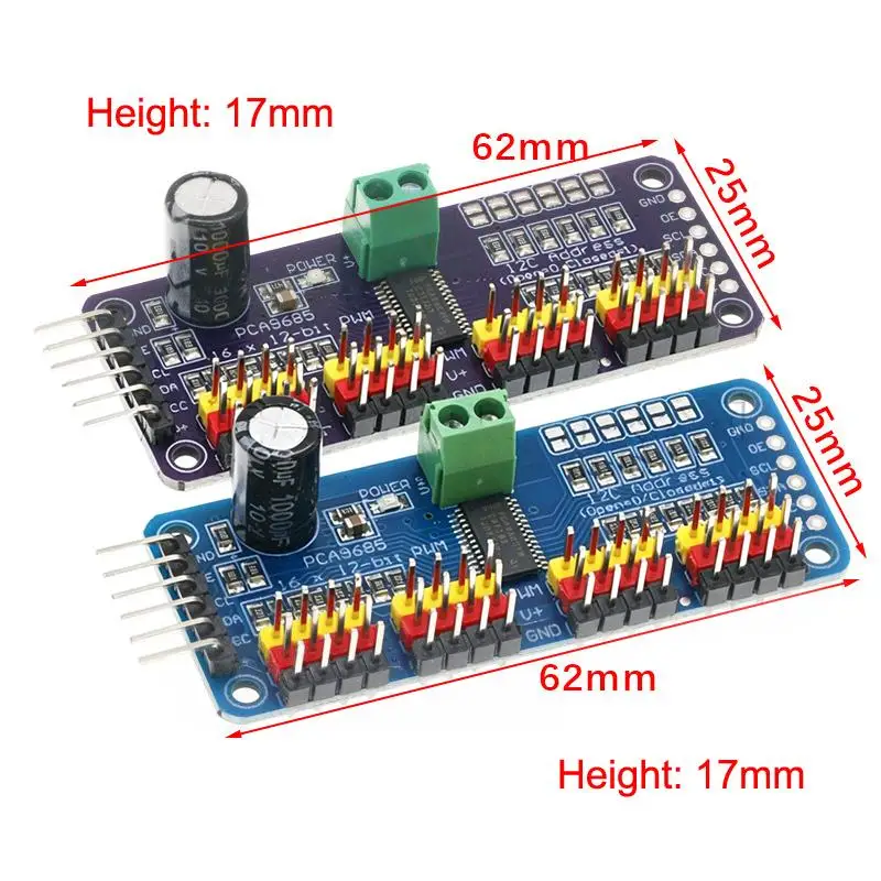 16-Kanal-PWM-Servo-Steuerplatine Roboter-Controller – Bild 5
